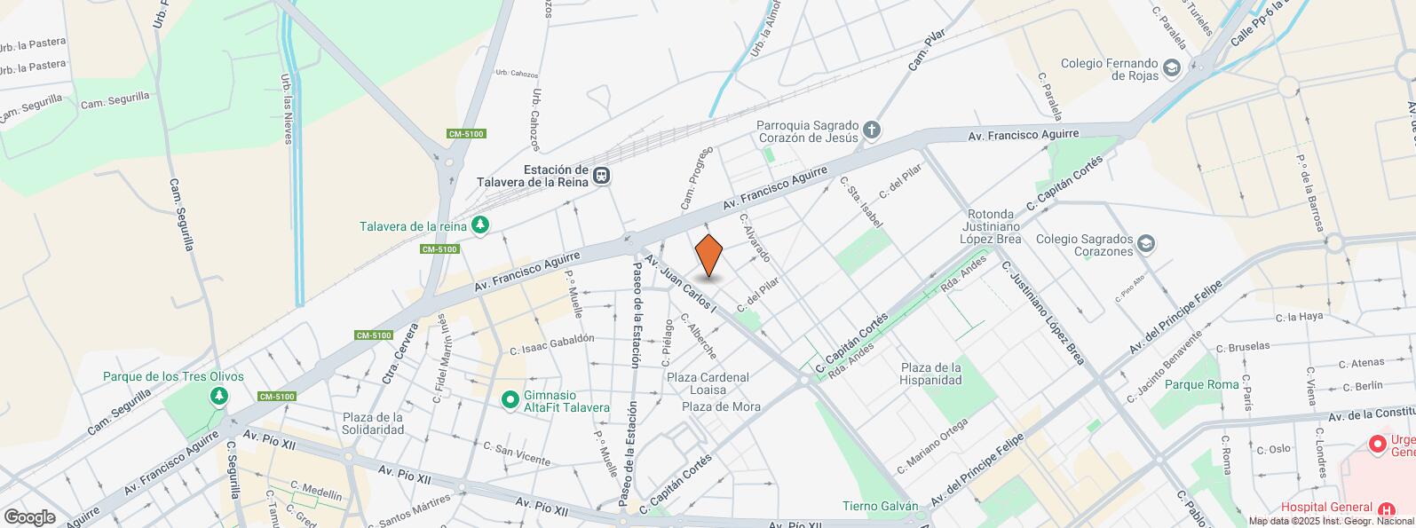 Location Map for Avenida Juan Carlos I, 56, Talavera de la Reina, Toledo, 45600