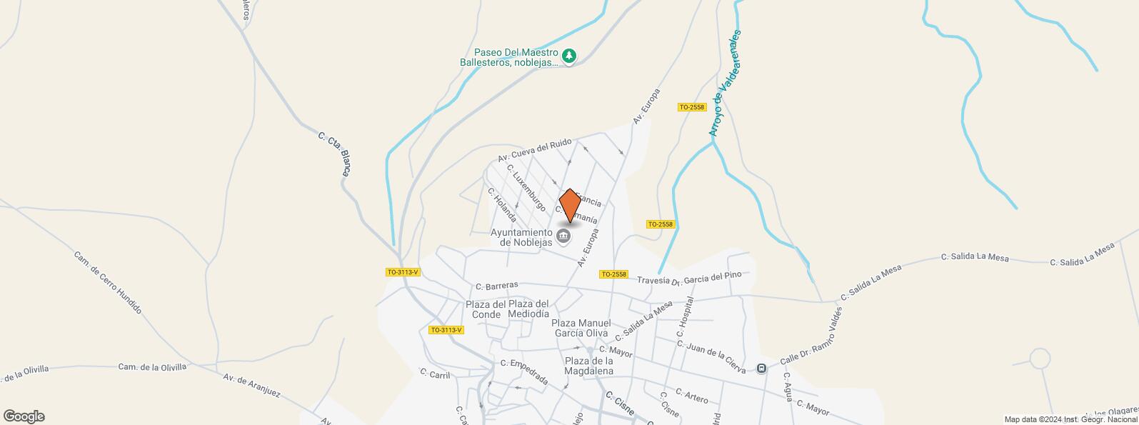 Location Map for Plaza Nueva, 13, Noblejas, Toledo, 45350