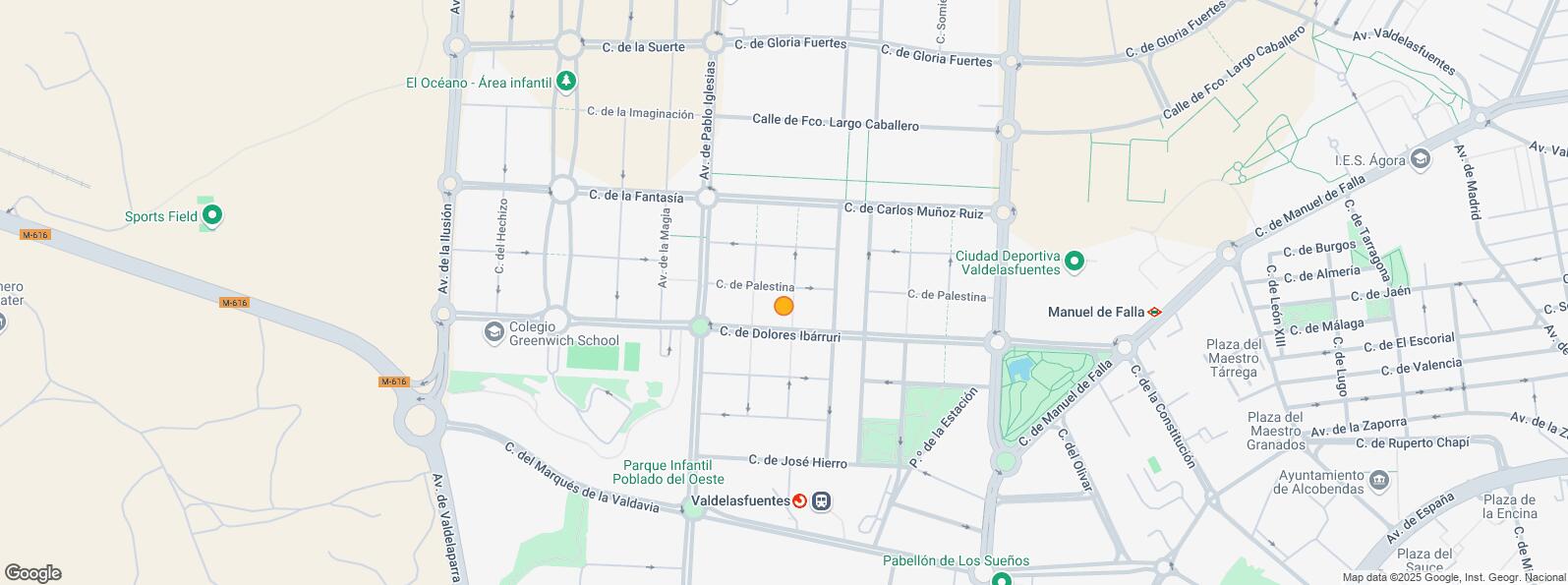 Location Map for Avenida Pablo Iglesias, Alcobendas, Madrid, 28100