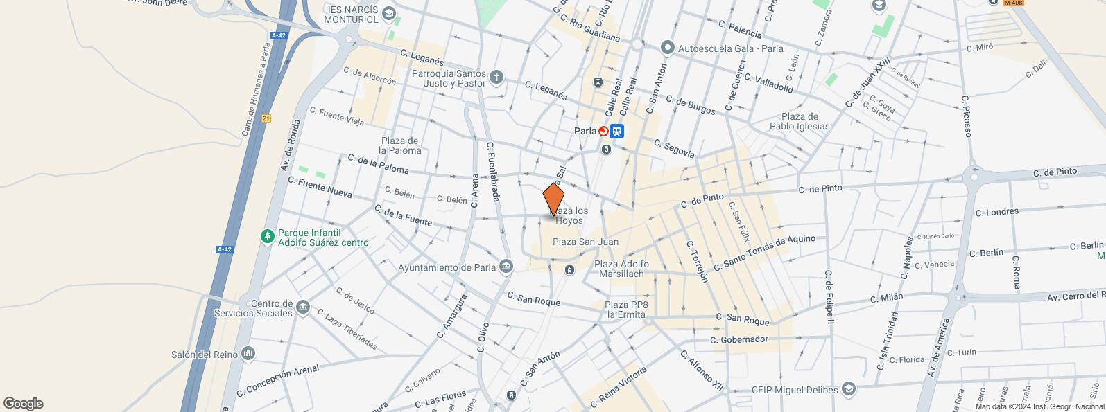 Mapa de Calle Sal, 32, Parla, Madrid, 28980