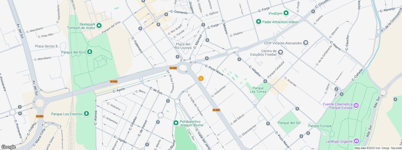 Location Map for Zona industrial, Torrejón de Ardoz, Madrid, 28850