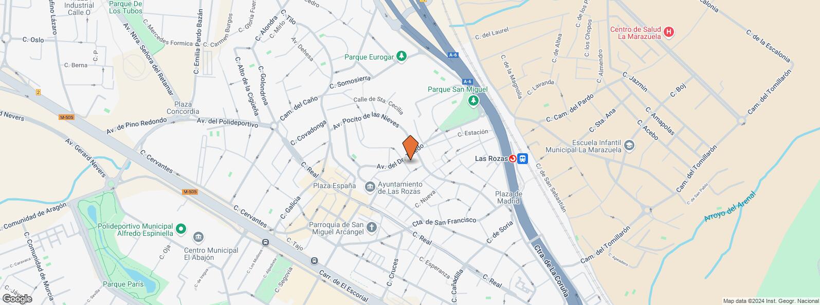 Location Map for Avenida Doctor Toledo, 32, Las Rozas de Madrid, Madrid, 28230