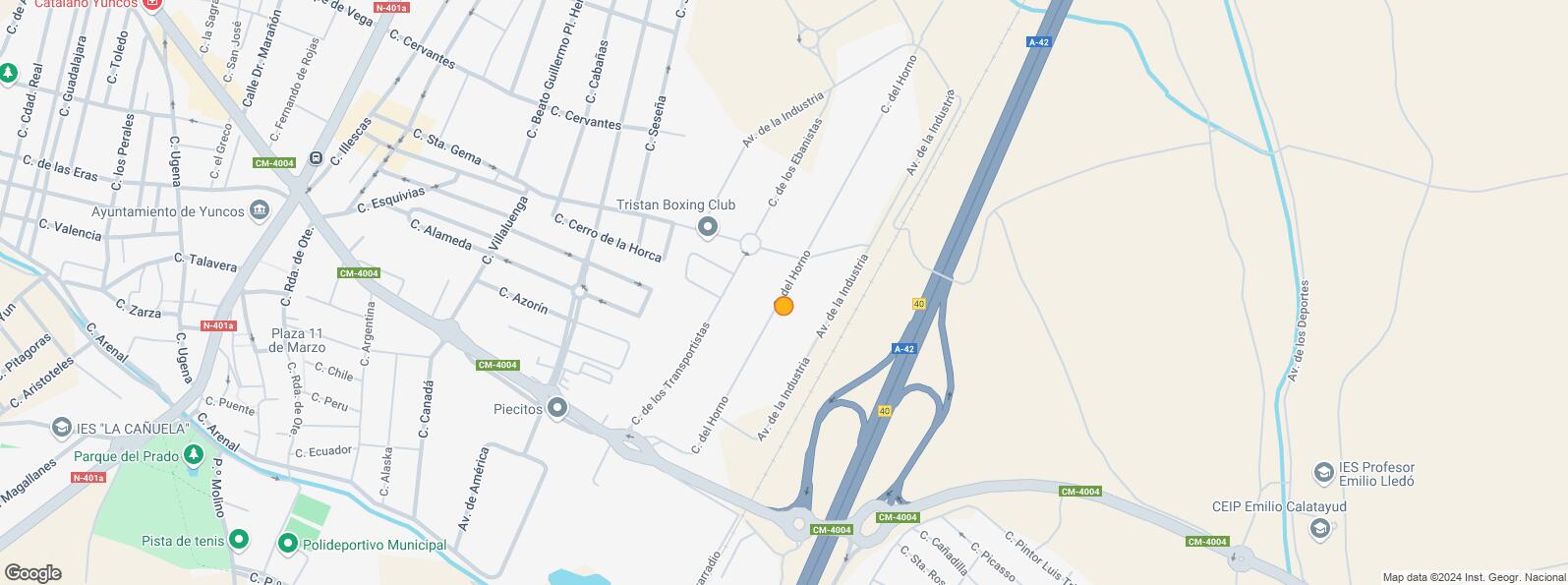 Mapa de Zona Industrial, Numancia de la Sagra, Toledo, 45230