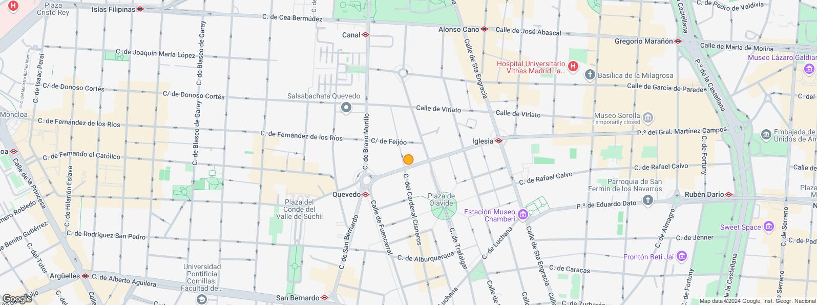 Mapa de Barrio Trafalgar, Chamberí, Madrid, 28010