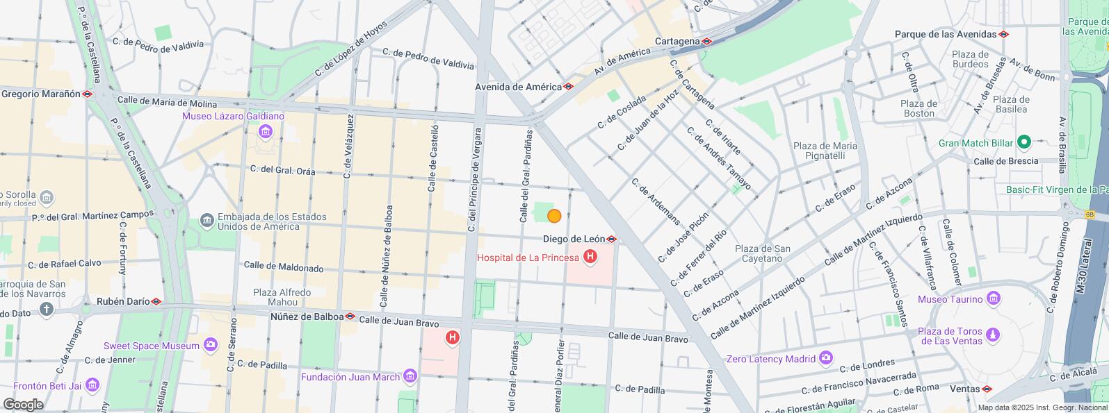 Mapa de Calle Maldonado, Salamanca, Madrid, 28006