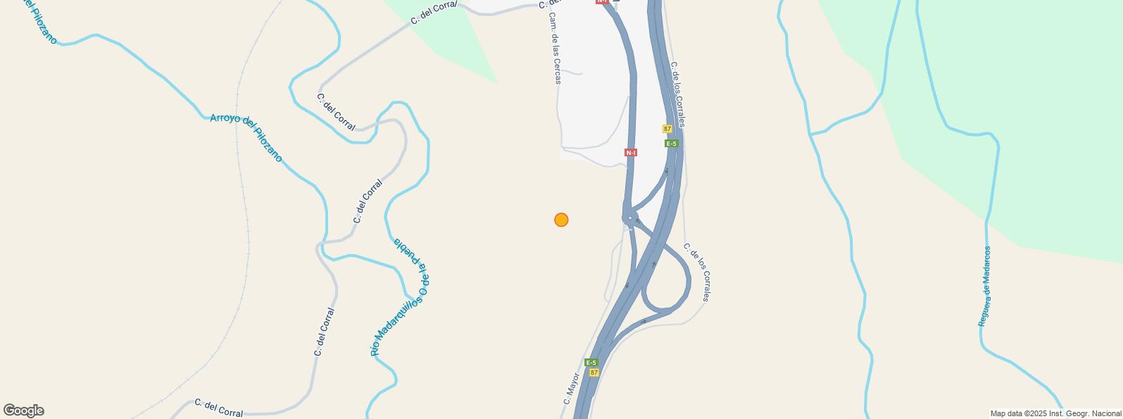 Mapa de A1 Somosierra, Horcajo de la Sierra, Madrid, 28755