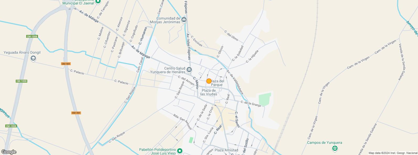 Location Map for Calle Real, Yunquera de Henares, Guadalajara, 19210