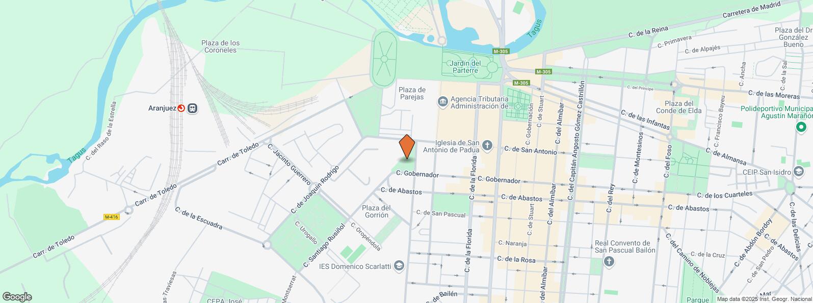 Location Map for Calle Valeras, 2, Aranjuez, Madrid, 28300