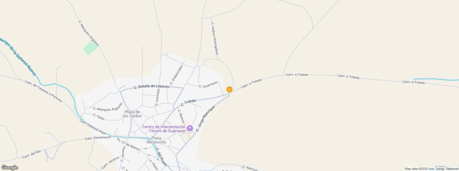 Location Map for Calle Jorge Manrique, Guadamur, Toledo, 45160