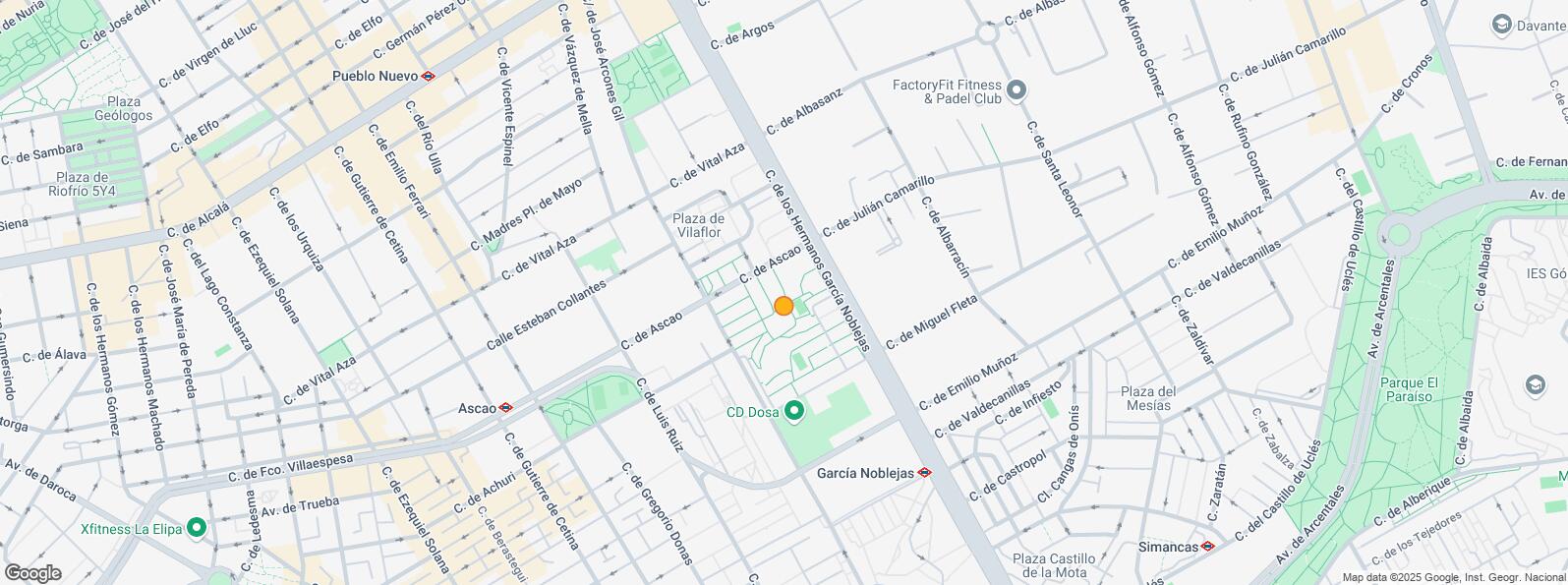 Mapa de Calle José Arcones Gil, Ciudad Lineal, Madrid, 28017