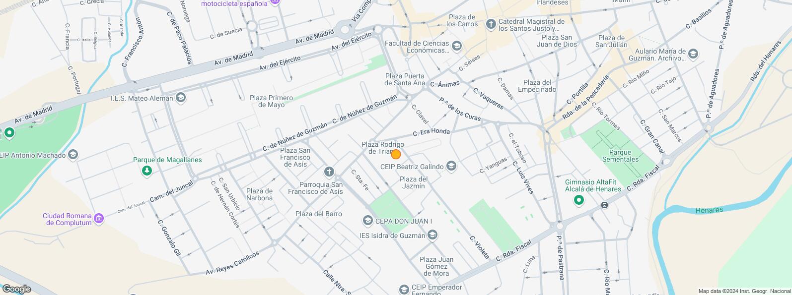 Mapa de Calle Orquídea, Alcalá de Henares, Madrid, 28803