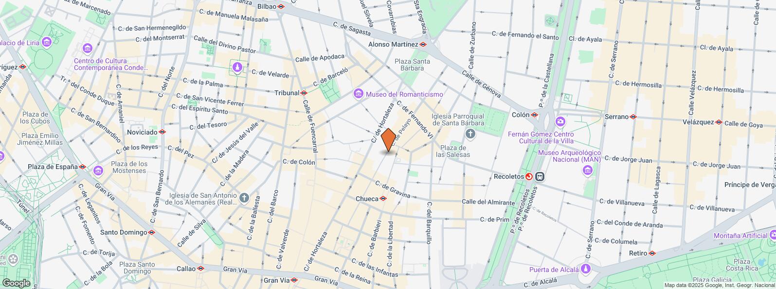 Mapa de Calle Pelayo, 58, Centro, Madrid, 28004