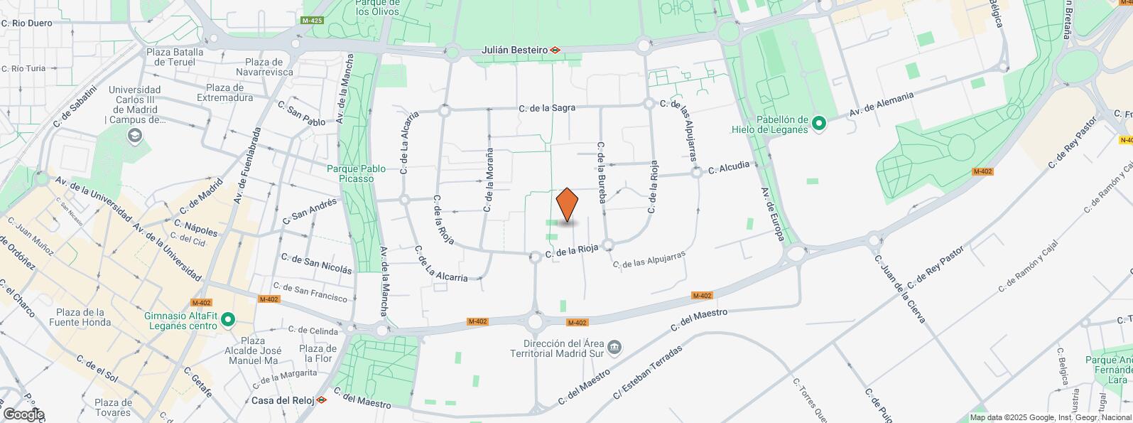 Location Map for Calle Rioja , 97, Leganés, Madrid, 28915