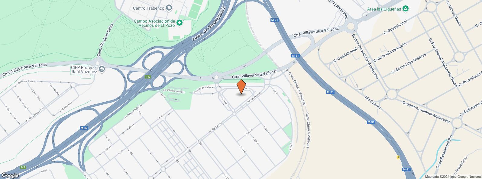 Location Map for Ctra. Villaverde a Vallecas, 3500, Villa de Vallecas, Madrid, 28053