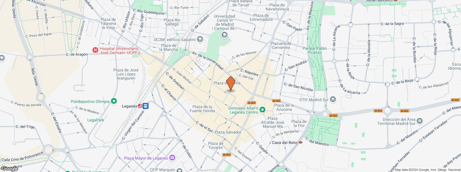 Mapa de Calle Estebón, 1, Leganés, Madrid, 28911