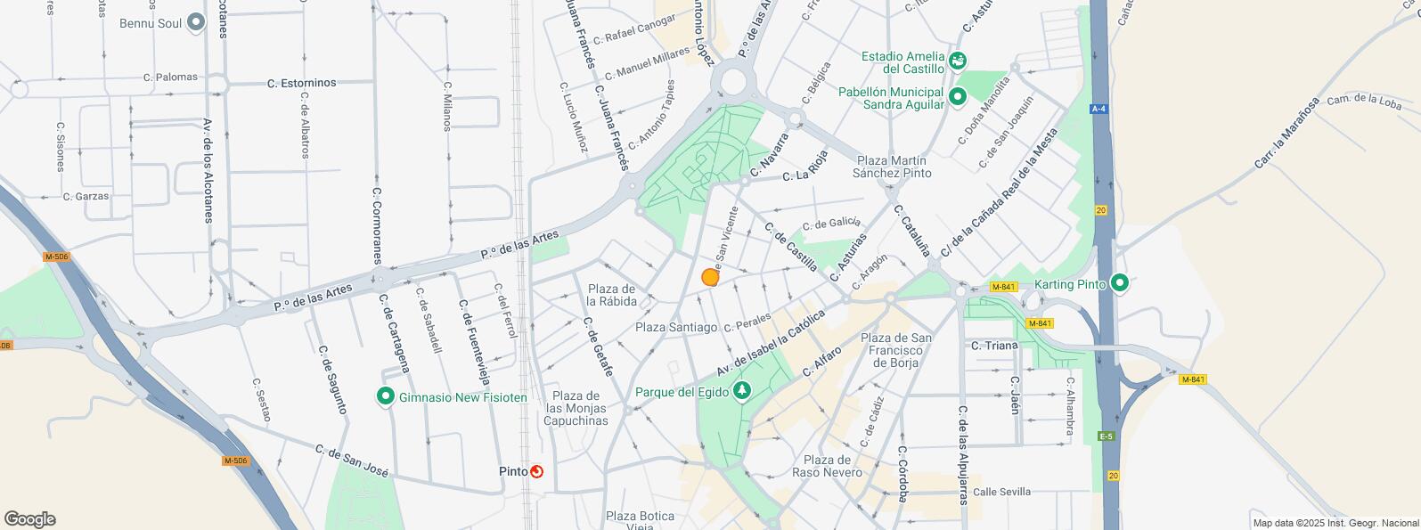 Mapa de Galería Comercial Astorga, Calle Castilla, Pinto, Madrid, 28320