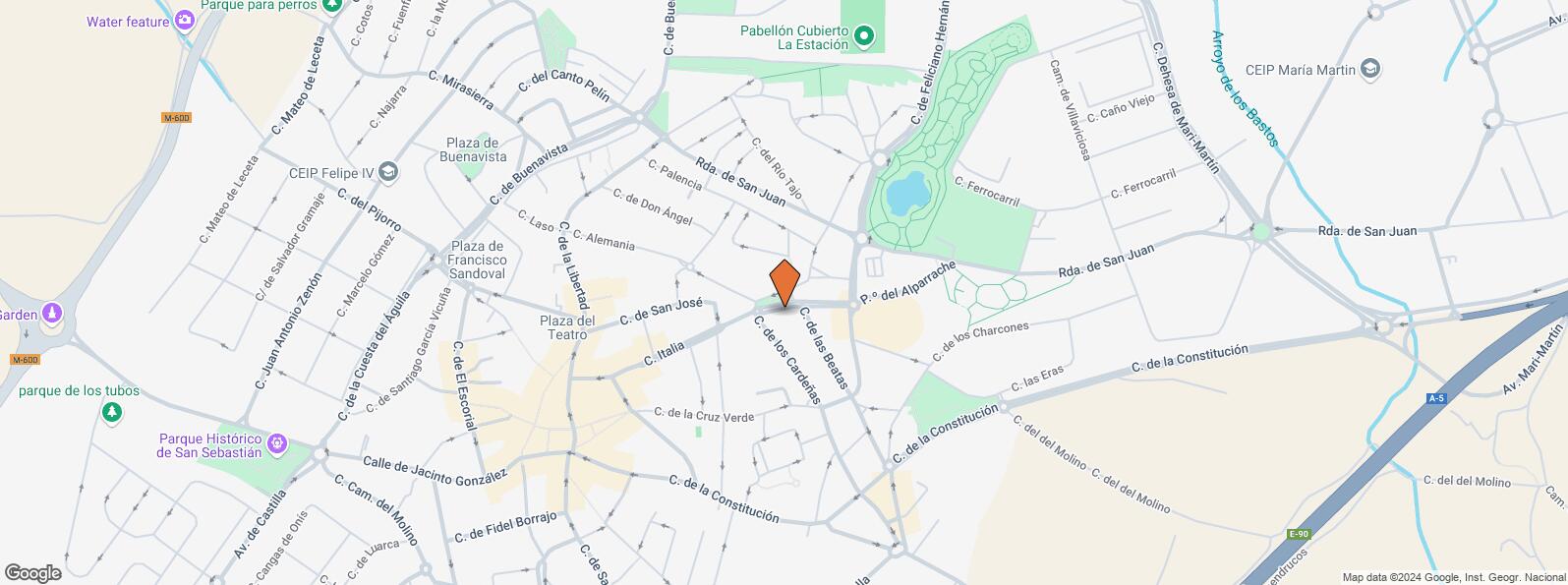 Location Map for Paseo Alparrache, 6, Navalcarnero, Madrid, 28600