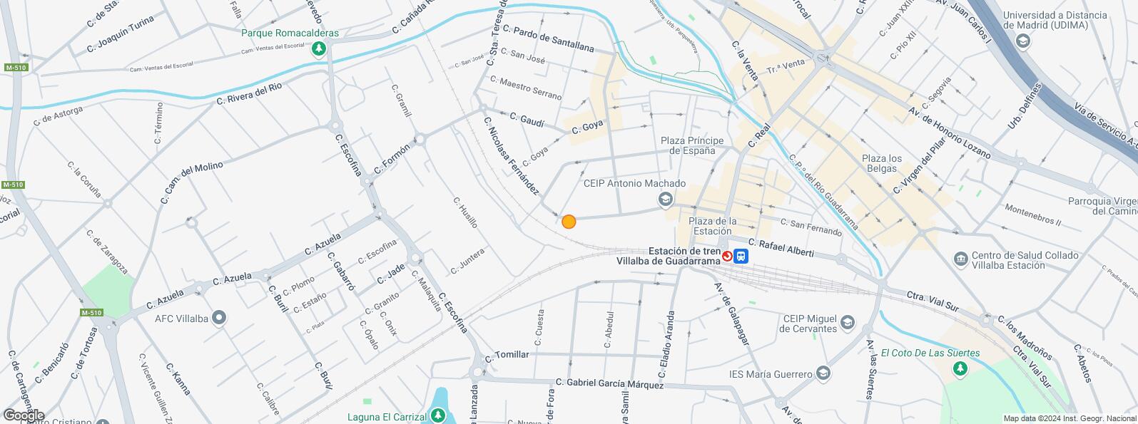 Location Map for Zona centro, Collado Villalba, Madrid, 28400