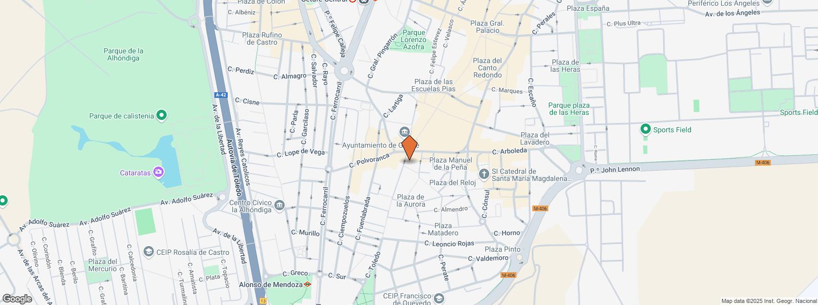 Location Map for Calle Toledo, 5, Getafe, Madrid, 28901