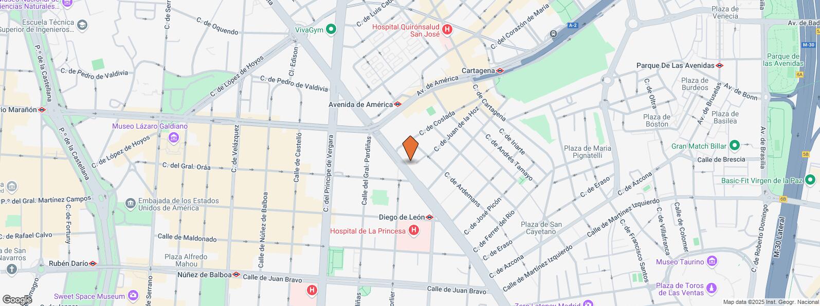 Mapa de Calle Francisco Silvela, 76, Salamanca, Madrid, 28028