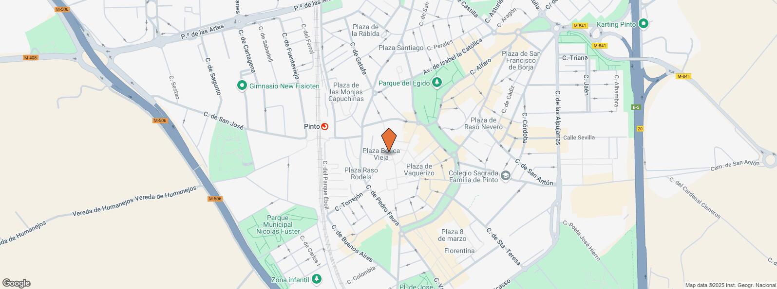 Location Map for Calle Real, 17, Pinto, Madrid, 28320