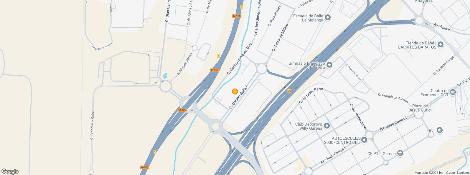 Location Map for Zona industrial Alcalá de Henares, Alcalá de Henares, Madrid, 28806