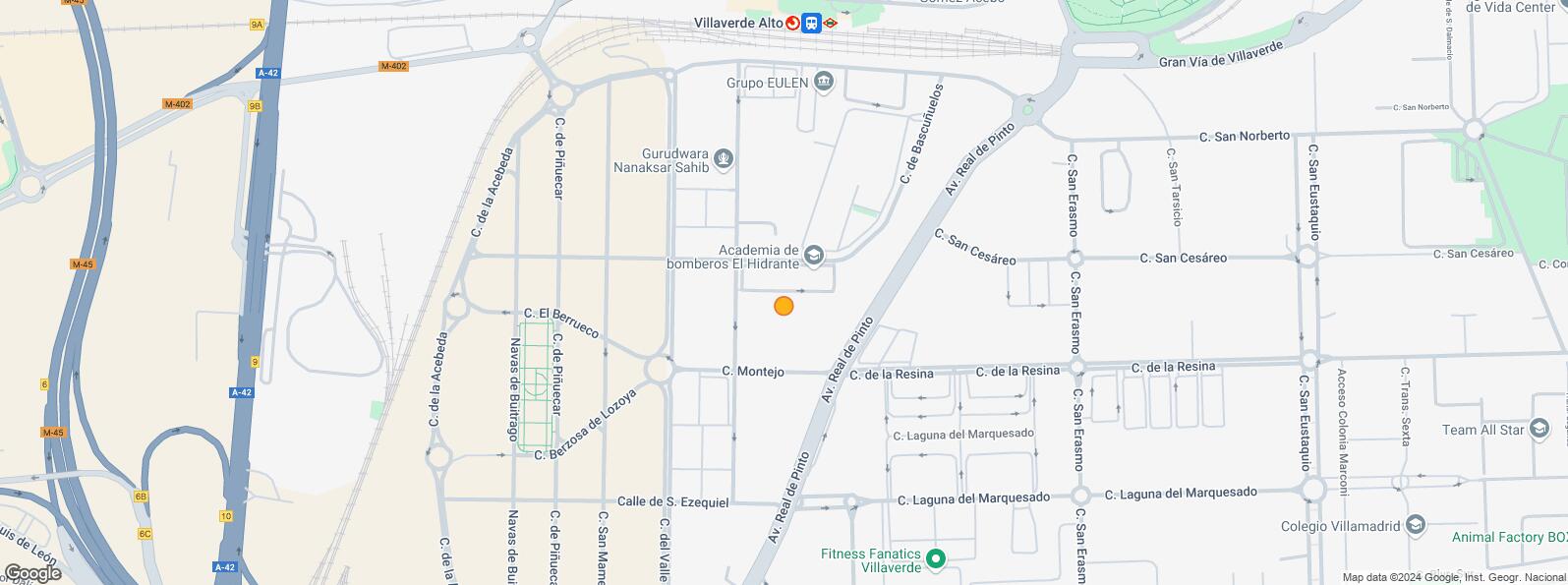 Mapa de Zona industrial, Villaverde, Madrid, 28021