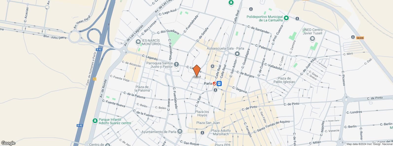 Location Map for Calle Río Guadalquivir, 4, Parla, Madrid, 28980