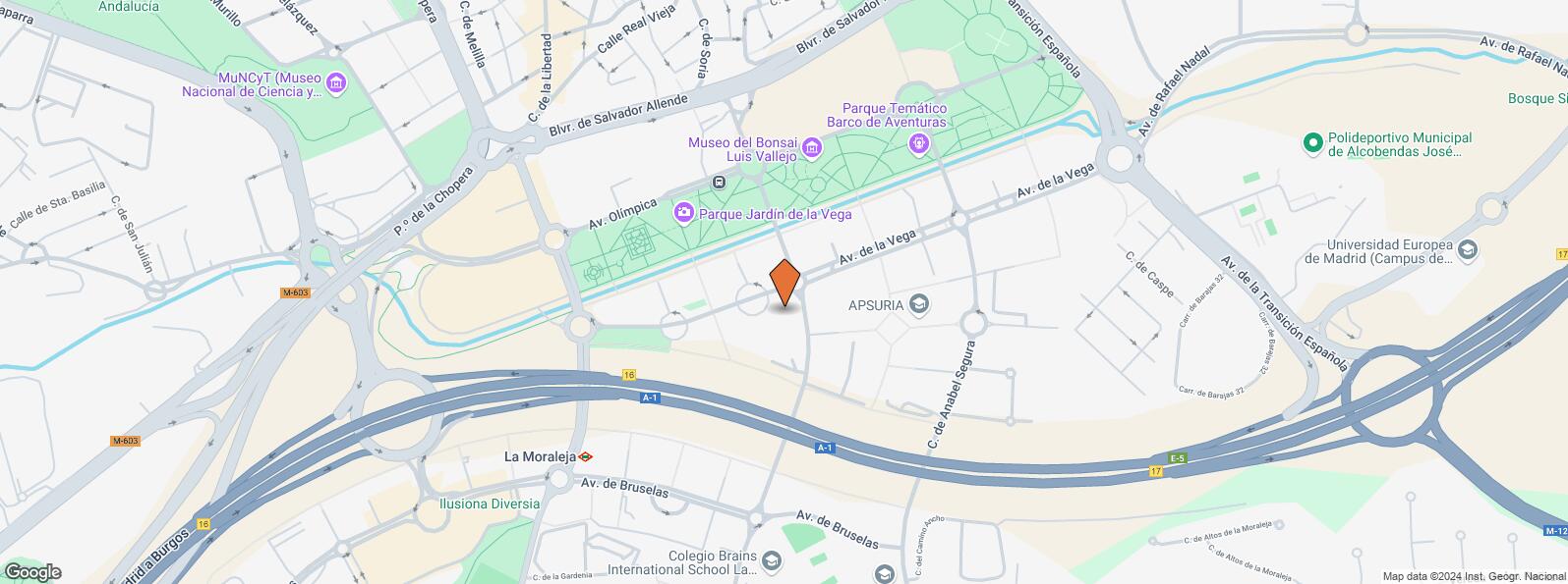 Mapa de Avenida Vega, 15, Alcobendas, Madrid, 28100