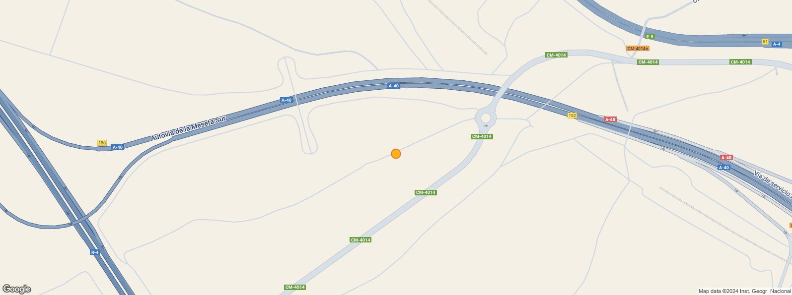 Location Map for Carretera de Yepes a Ocaña, Ocaña, Toledo, 45300