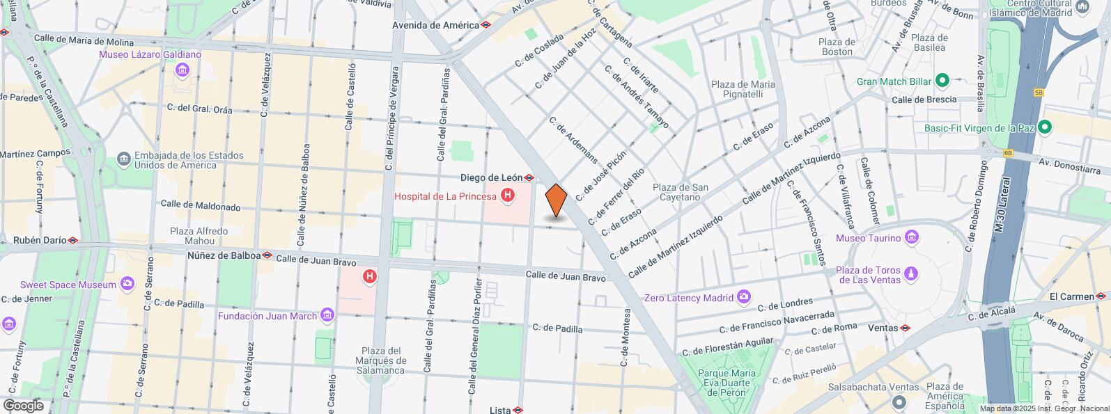 Mapa de Calle Maldonado, Salamanca, Madrid, 28006