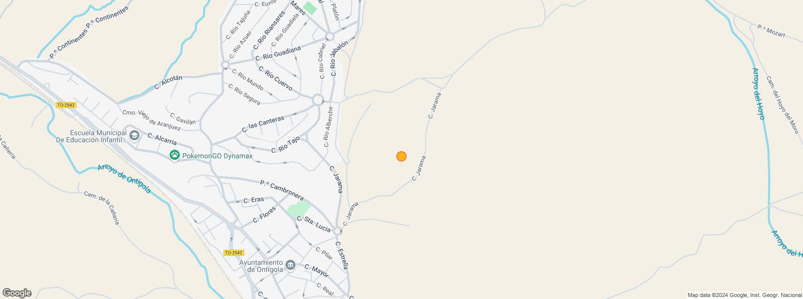 Mapa de Calle Jarama, Ontígola, Toledo, 45340