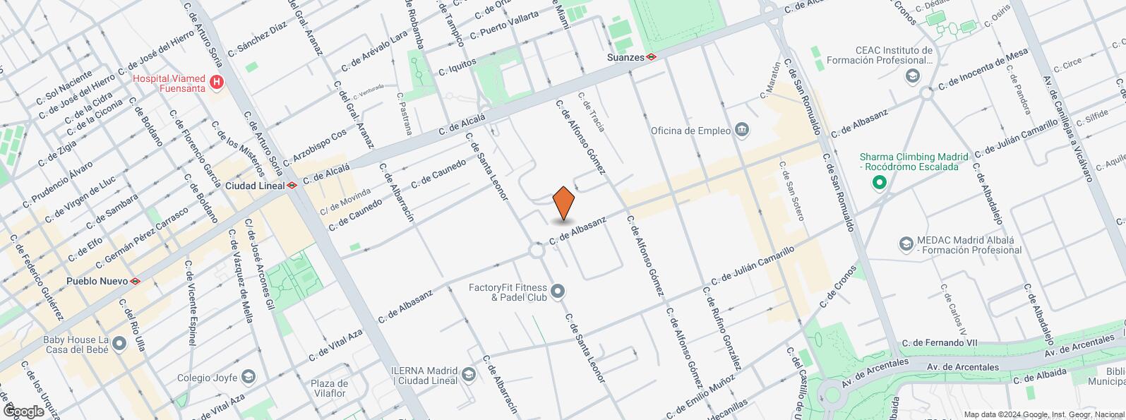 Mapa de Edificio B, Calle Albasanz, 15 B, San Blas - Canillejas, Madrid, 28037