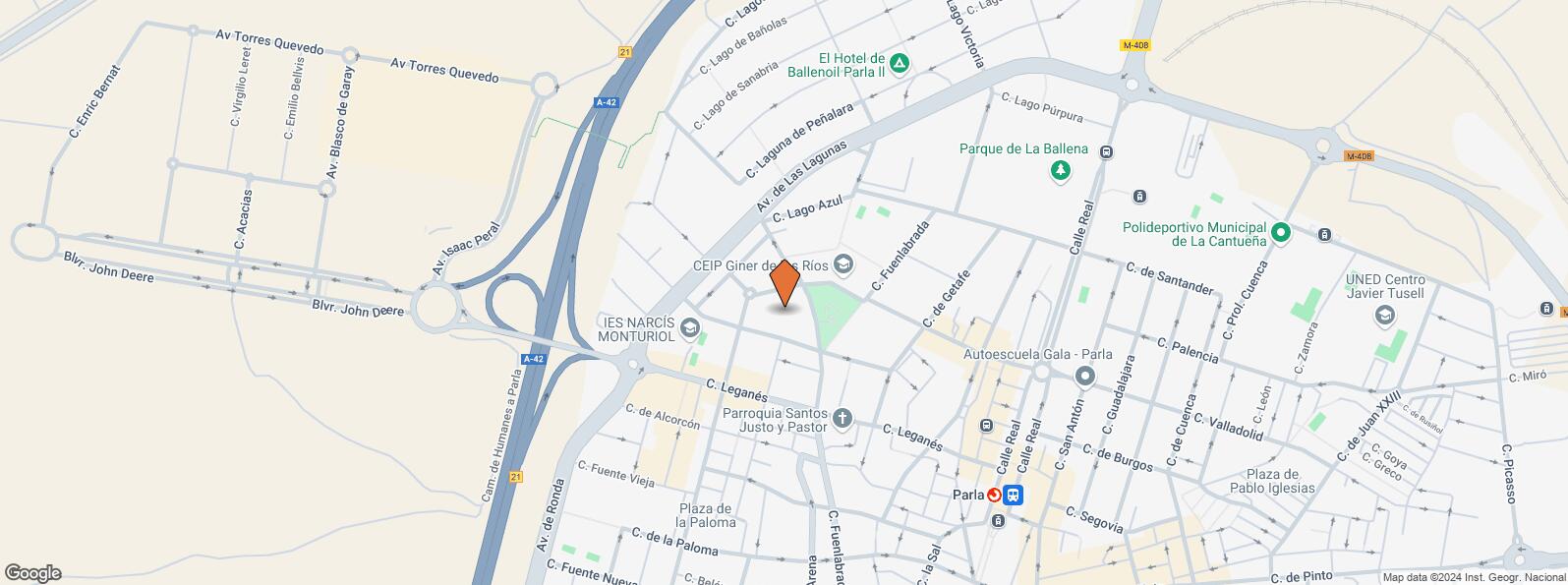 Mapa de Calle Villaverde, 2, Parla, Madrid, 28980