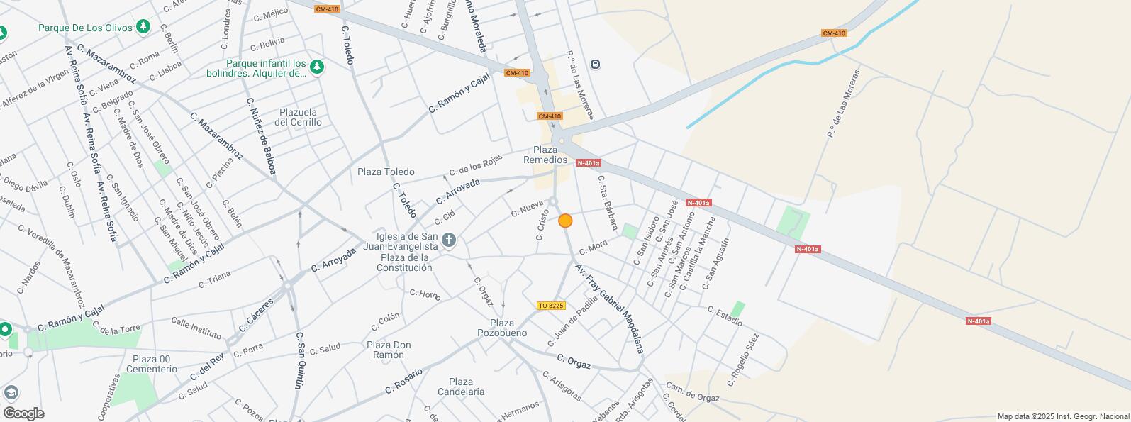 Location Map for Calle Remedios, Sonseca, Toledo, 45100