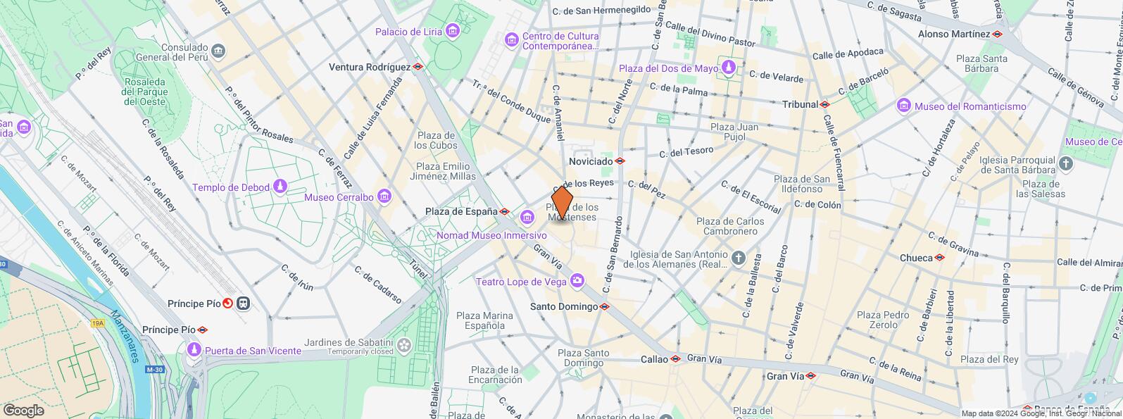 Mapa de Plaza Mostenses, 1, Centro, Madrid, 28015