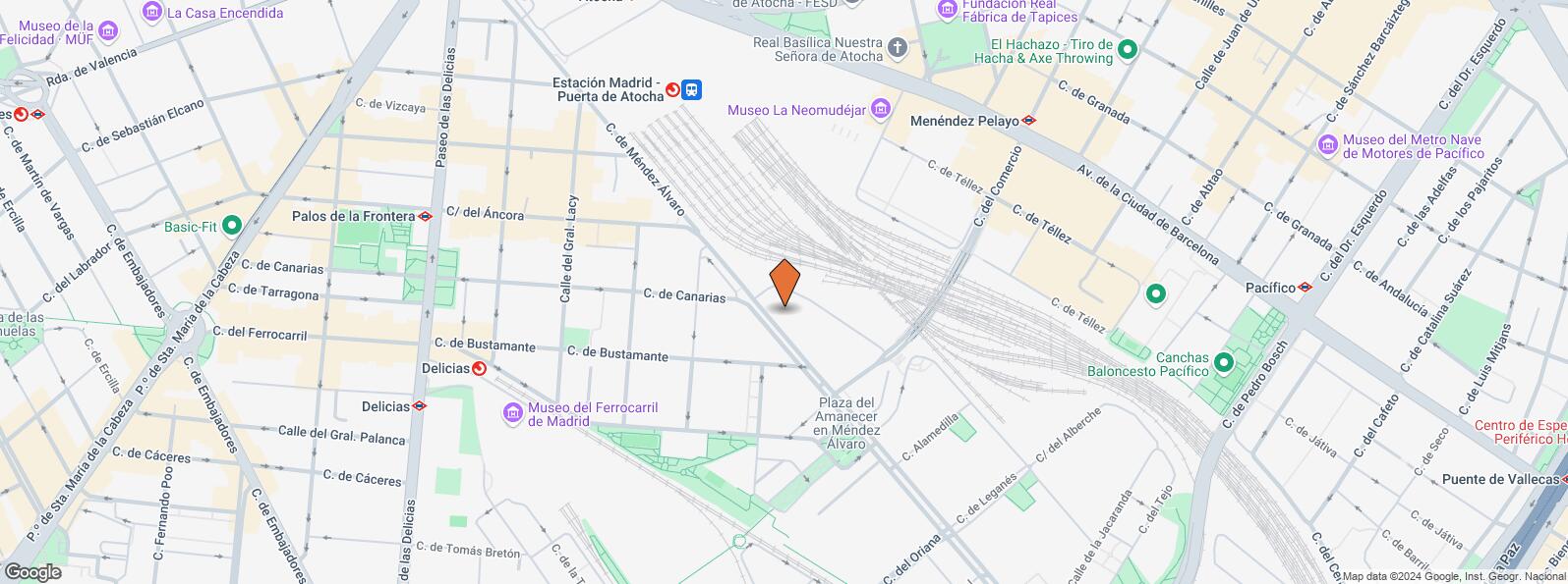 Location Map for Calle Méndez Álvaro, 9 , Arganzuela, Madrid, 28045