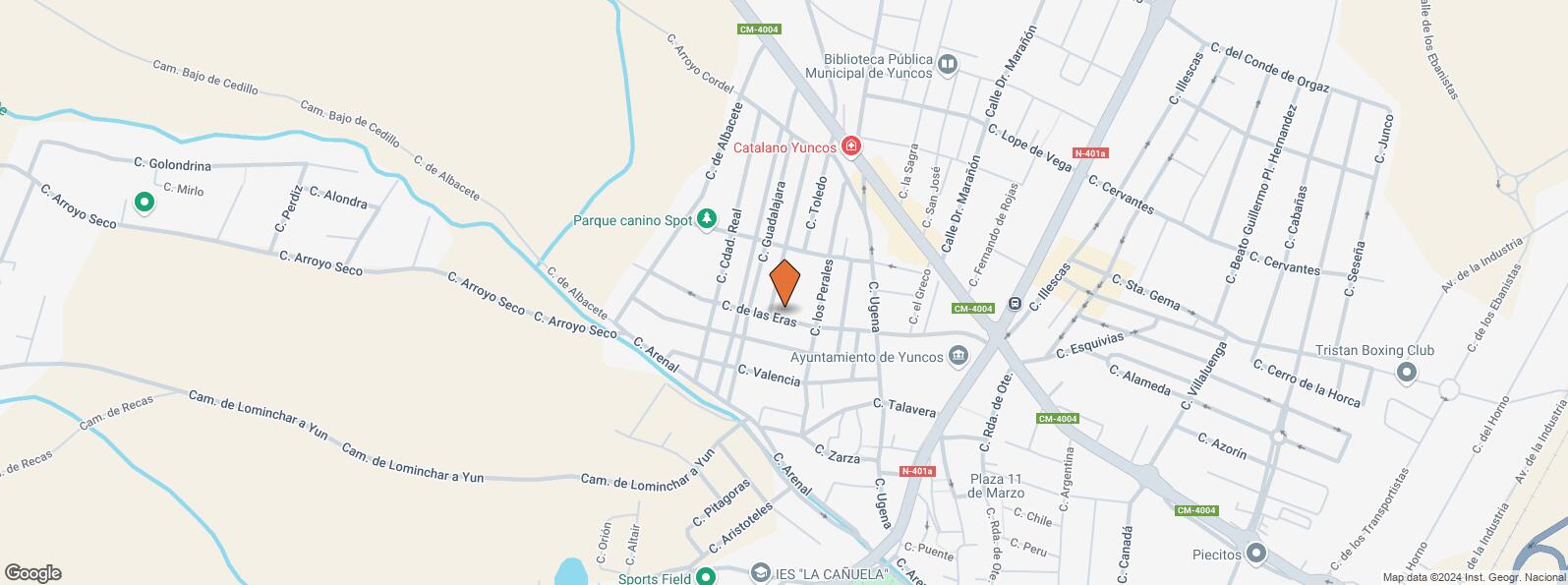 Location Map for Calle Las Heras, s/n, Yuncos, Toledo, 45210