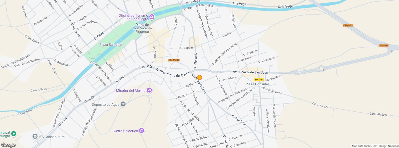 Location Map for Calle Carmen, Consuegra, Toledo, 45700