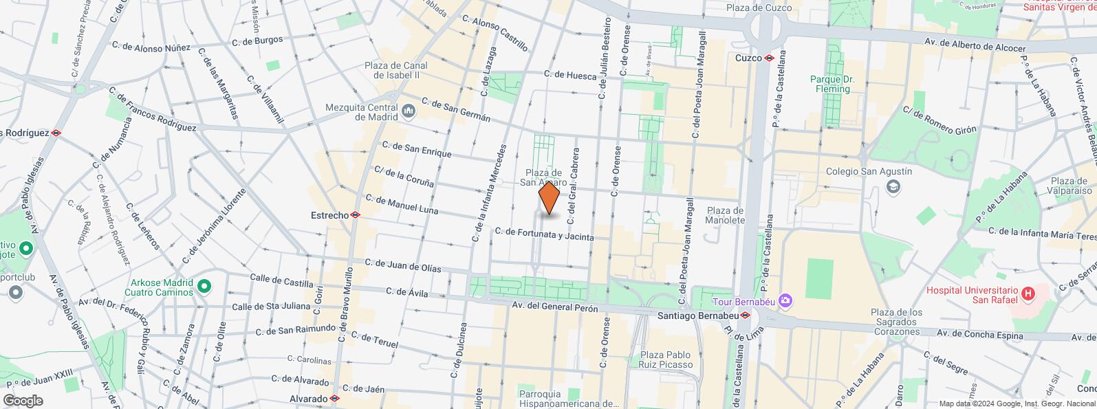 Location Map for Avenida Presidente Carmona, 10, Tetuán, Madrid, 28020