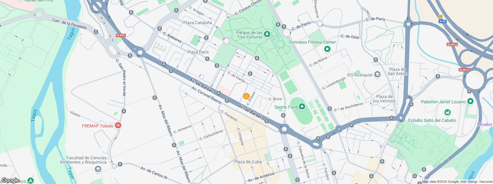 Location Map for Calle Potosí, Toledo, 45004