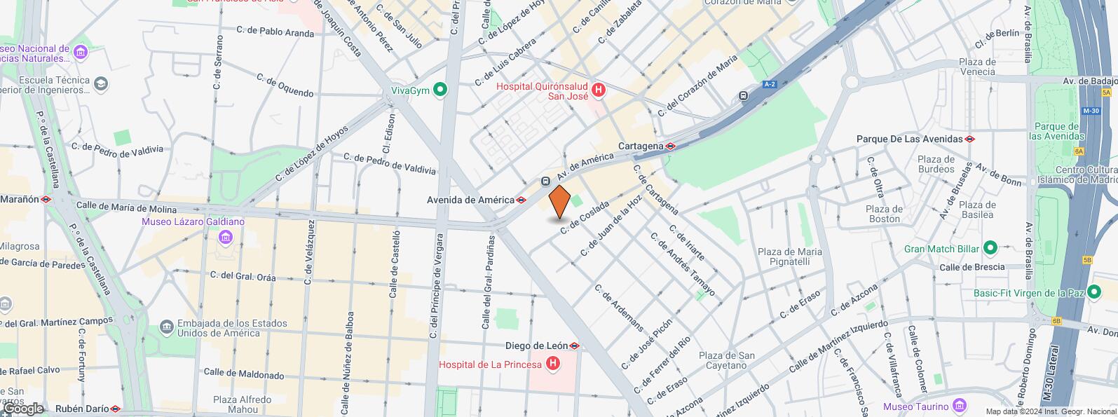 Mapa de Calle Coslada, 5, Salamanca, Madrid, 28028