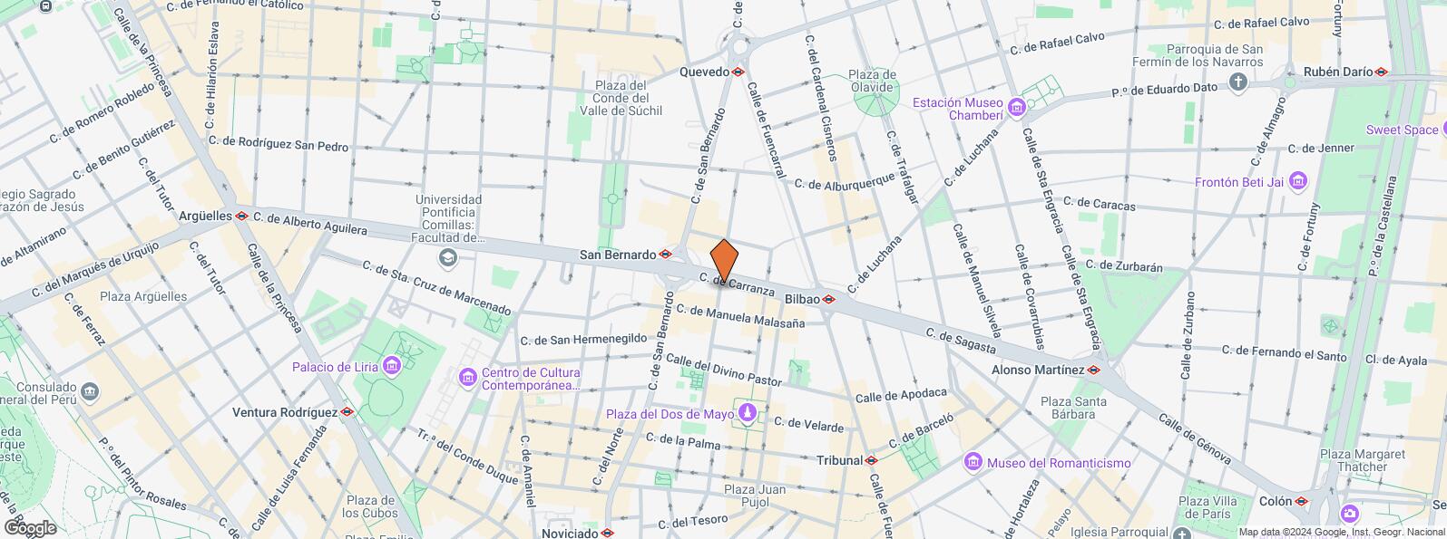 Mapa de Calle Carranza, 23, Centro, Madrid, 28004