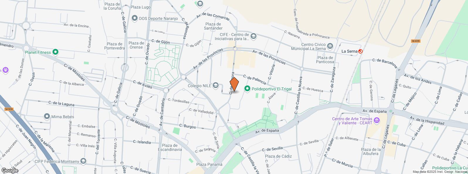 Location Map for Calle Zamora, 14, Fuenlabrada, Madrid, 28941