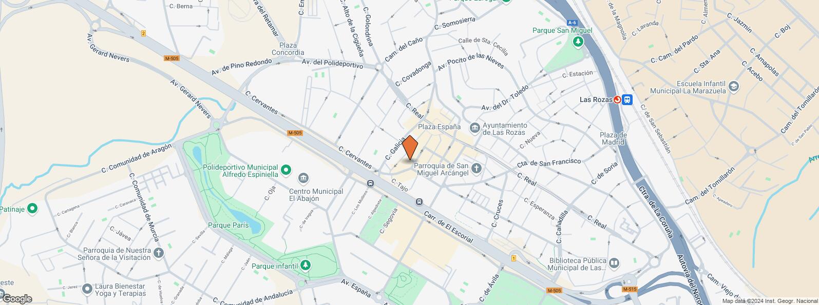 Location Map for Ronda Plazuela, 8 Bis, Las Rozas de Madrid, Madrid, 28231