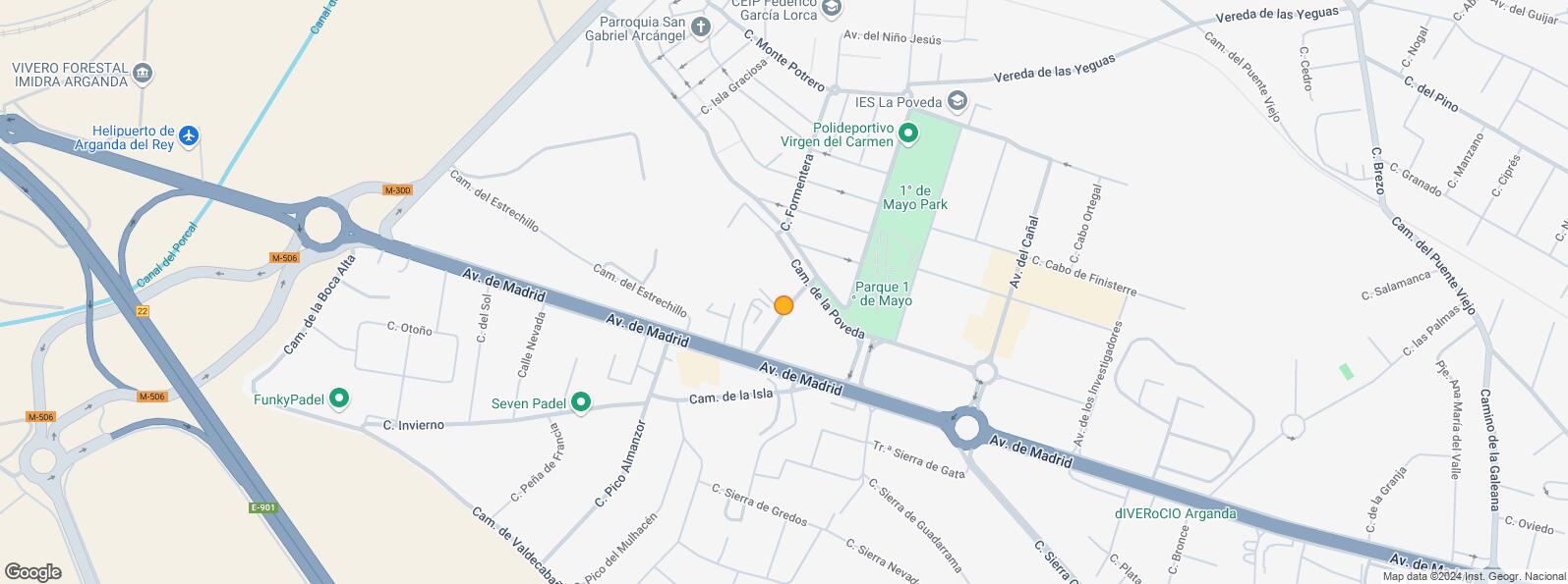 Mapa de Polígono Industrial de Arganda del Rey, Arganda del Rey, Madrid, 28500