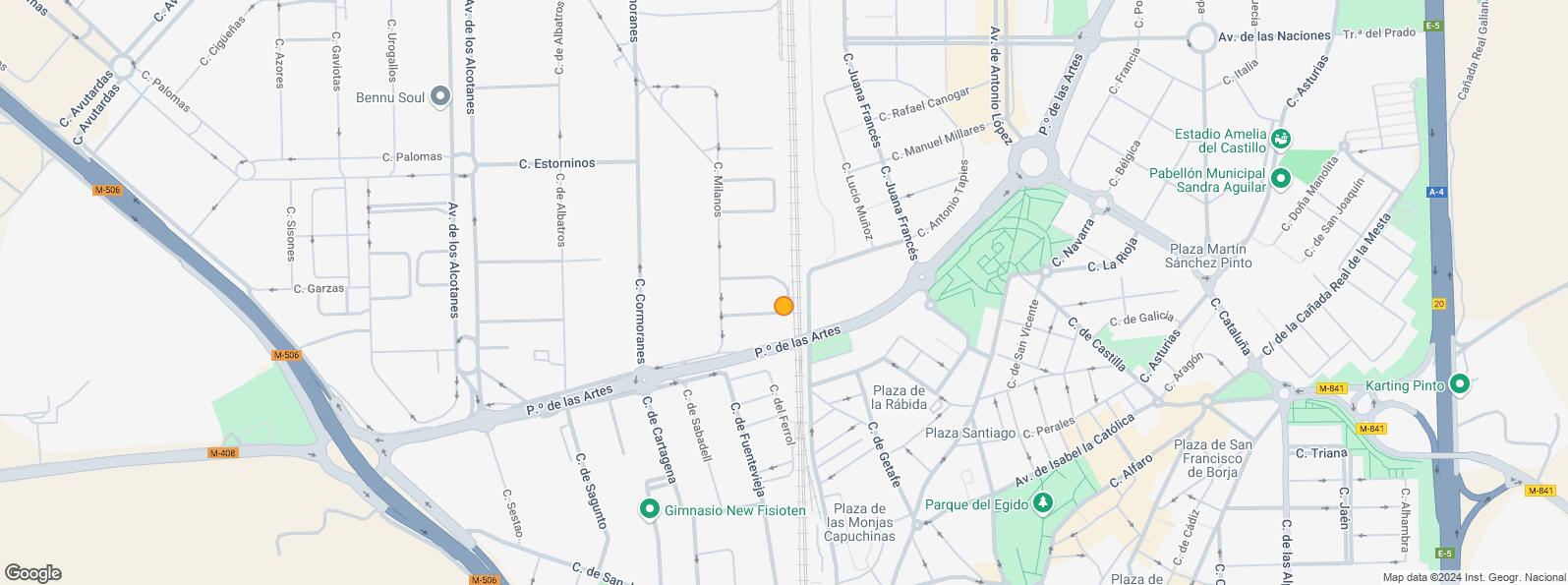 Mapa de Calle Cormoranes, Pinto, Madrid, 28320