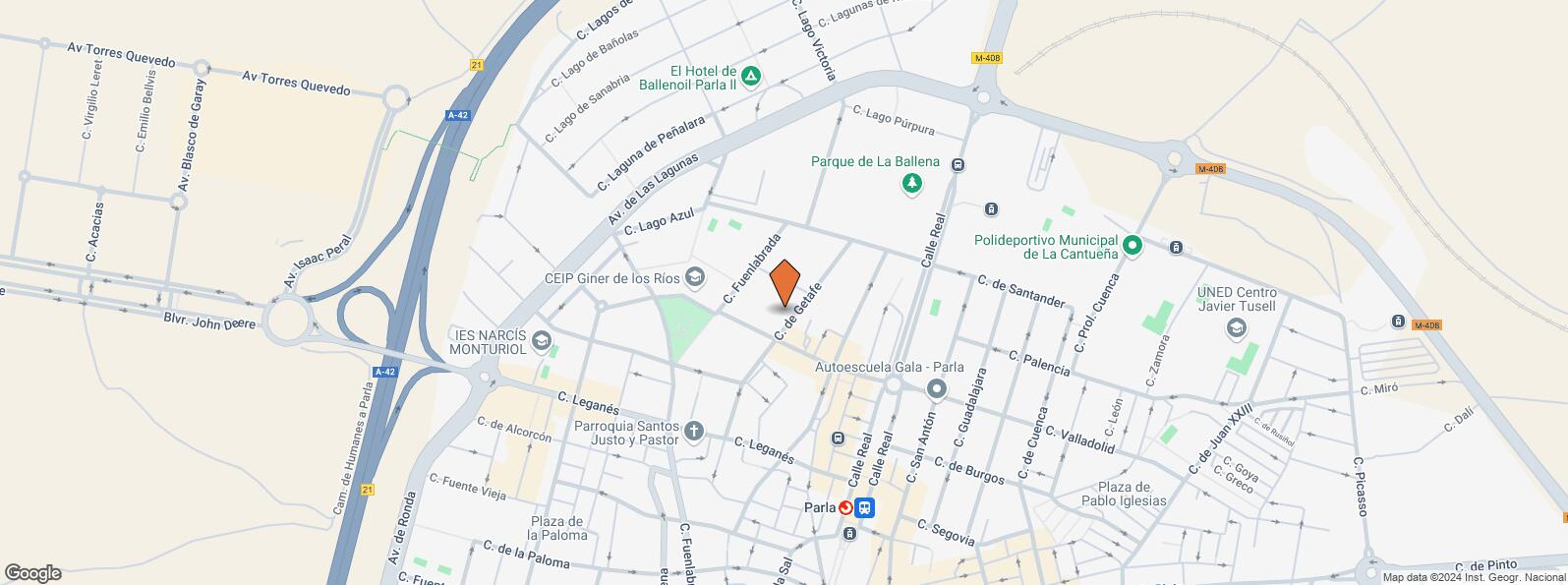 Location Map for Calle Getafe, 15, Parla, Madrid, 28980