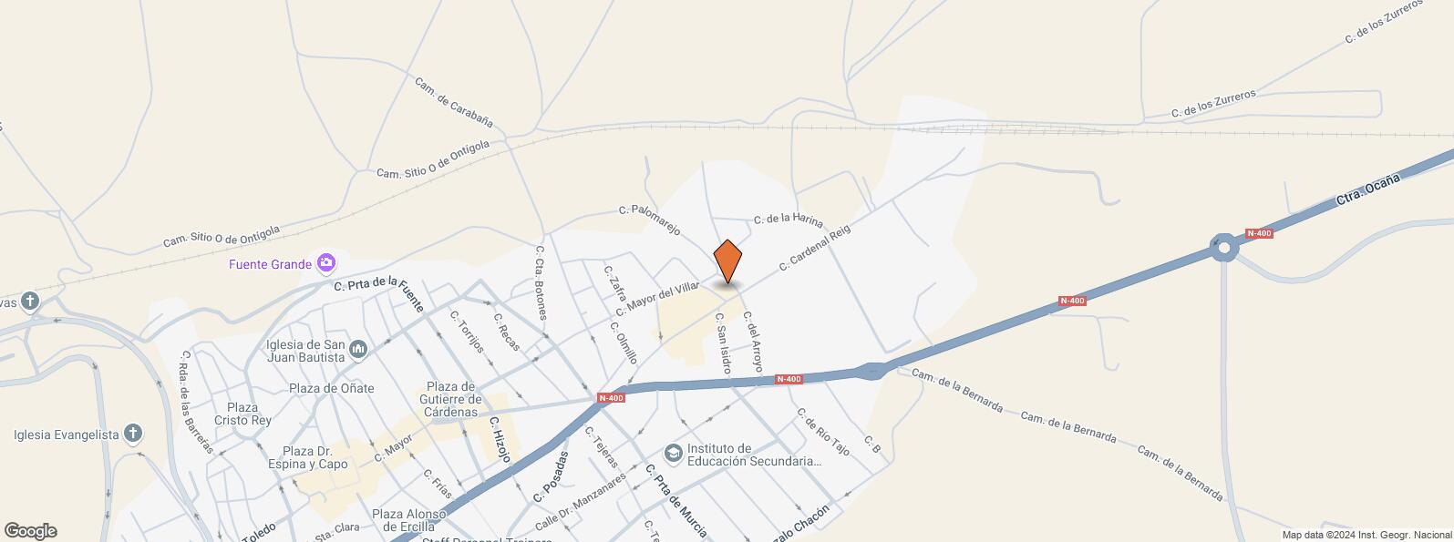 Location Map for Calle Cardenal Reig, 9, Ocaña, Toledo, 45300