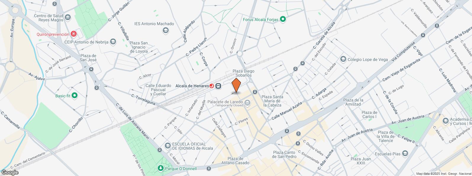 Mapa de Paseo Estación, 15, Alcalá de Henares, Madrid, 28804